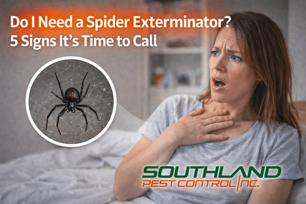 Do I Need a Spider Exterminator?