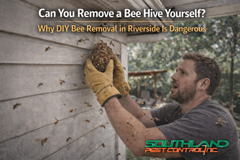 Can You Remove a Bee Hive Yourself? Why DIY Bee Removal in Riverside Is Dangerous