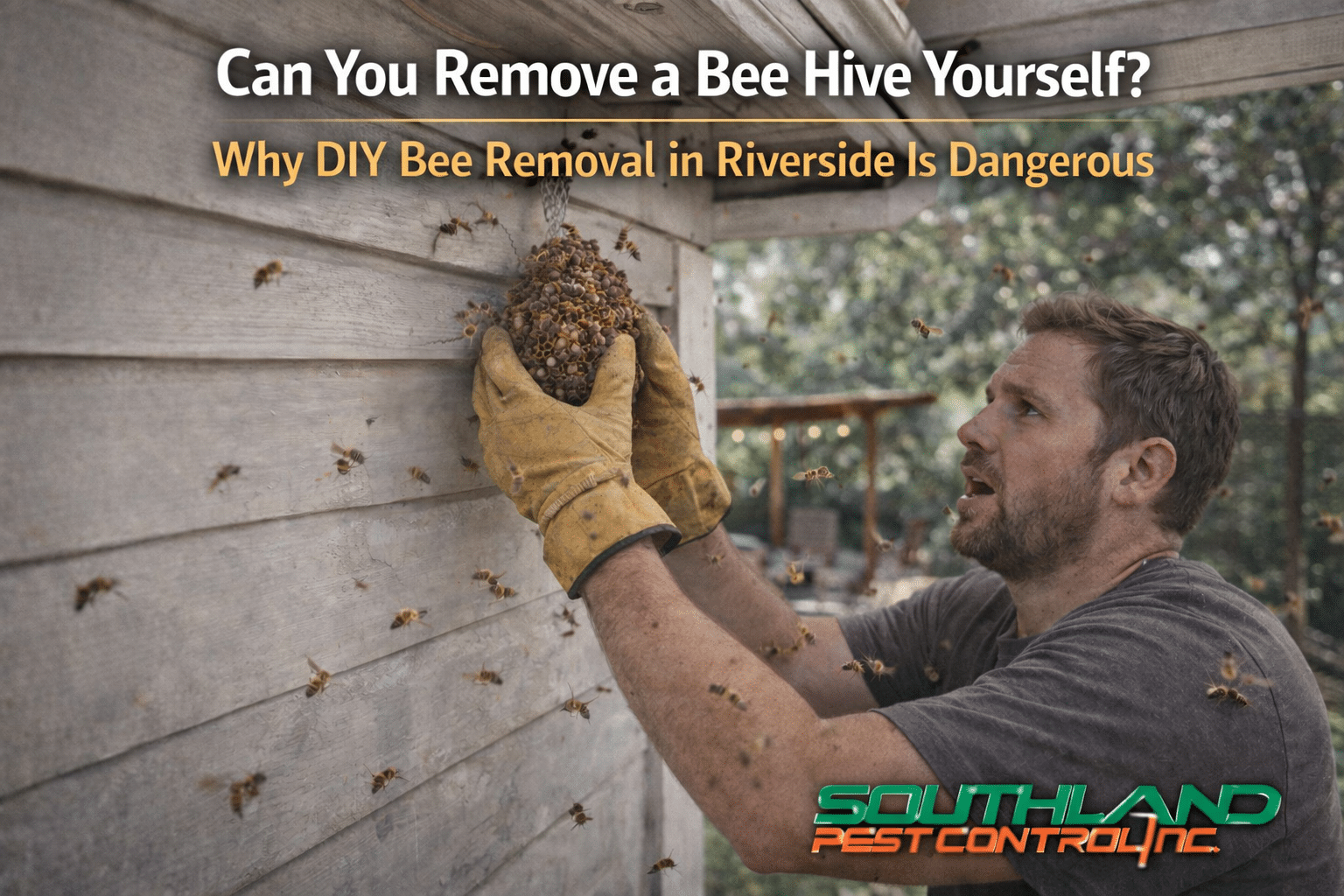Can You Remove a Bee Hive Yourself? Why DIY Bee Removal in Riverside Is Dangerous